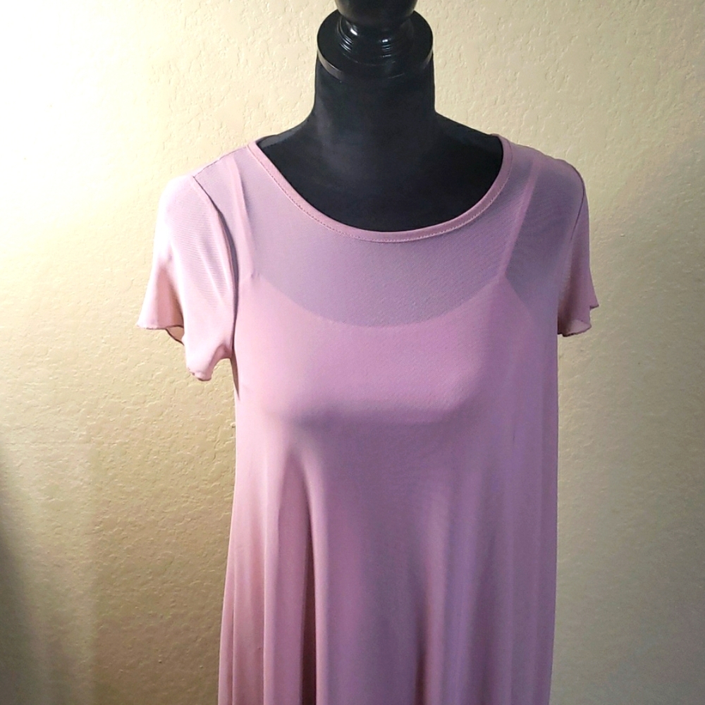 Pink casual dress